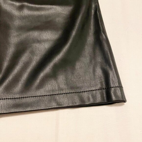 Noisy May Vegan Faux Leather Miniskirt Zip Closure Womens Size Small - Picture 16 of 16
